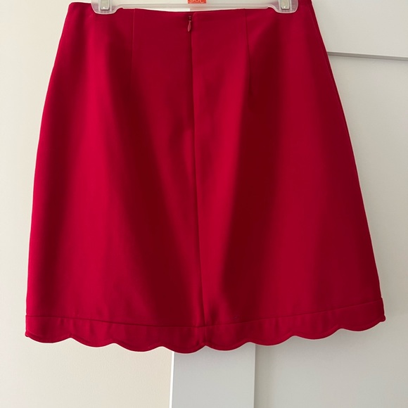 Jacob red mini skirt. - Picture 2 of 4